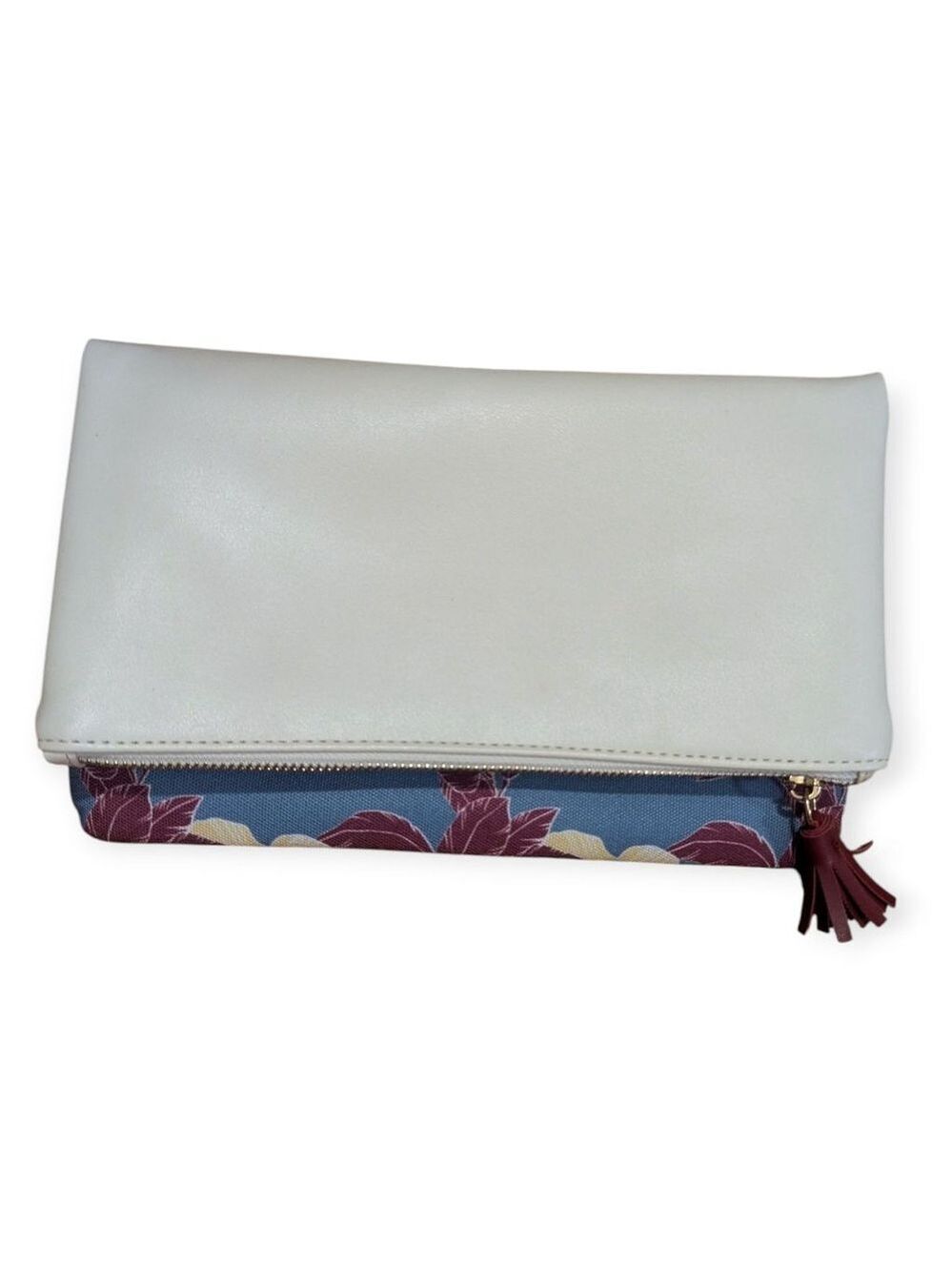 Rachel Pally Floral Reversible Foldover Clutch Blue - Picture 2 of 6